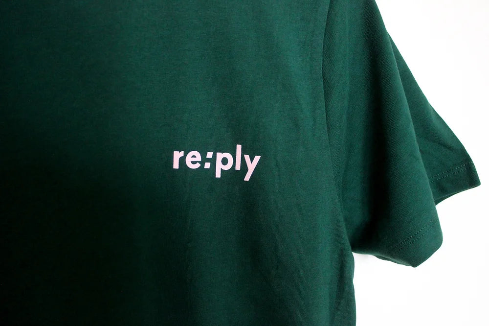 re:forestation tee- Bottle Green