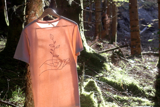 re:forestation tee- Peach